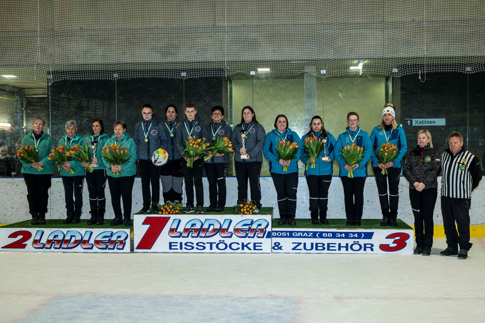 Die Damen des ESV Austria Graz kürten sich zum Landesmeister